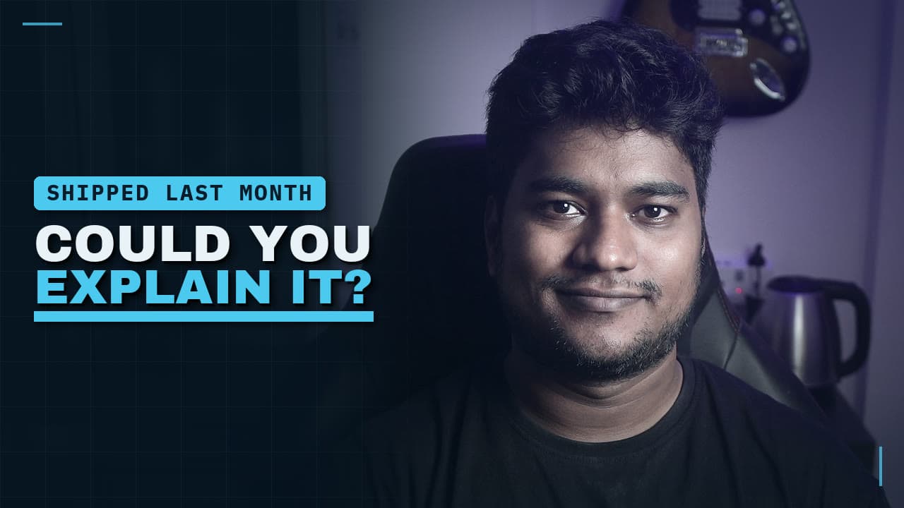 Shipped last month: could you explain it?